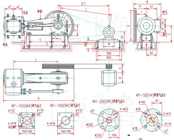 WY-50(V5)WY-100(W4)WY-200(W5)ʽձðbߴD